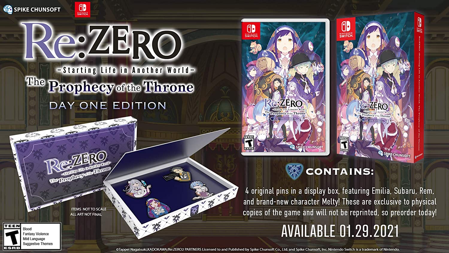 Re:ZERO: The Prophecy of the Throne [Day One Edition]