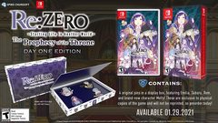 Re:ZERO: The Prophecy of the Throne [Day One Edition]