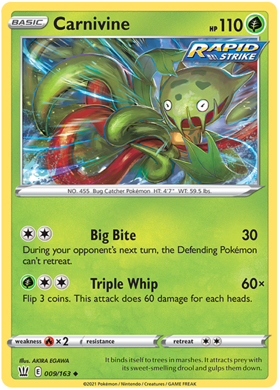 Carnivine - 009/163 - Uncommon