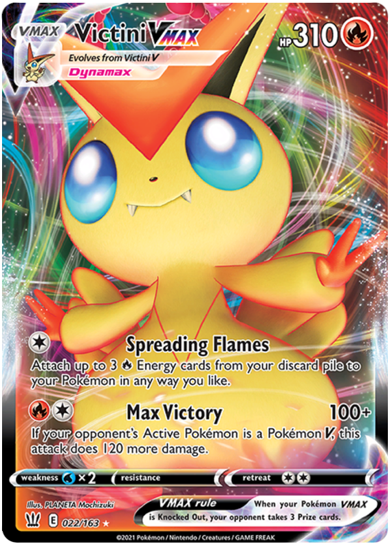 Victini VMAX - 022/163 - Ultra Rare