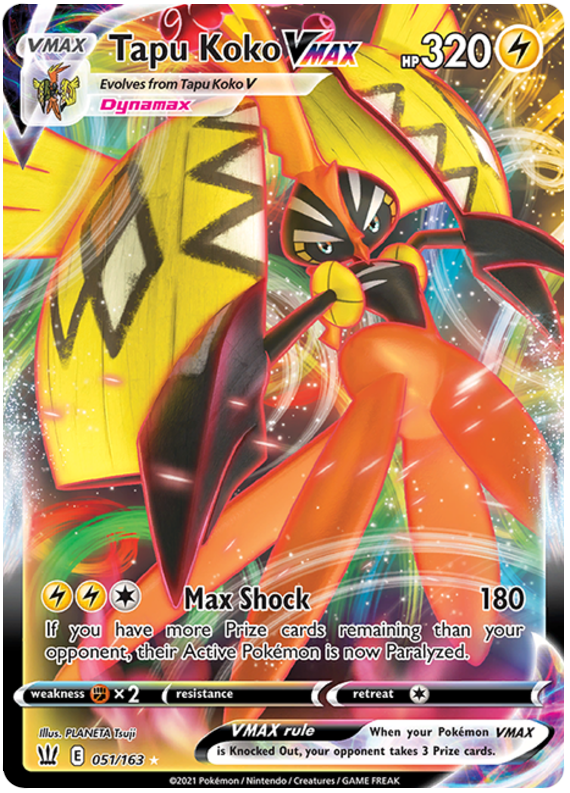 Tapu Koko VMAX - 051/163 - Ultra Rare