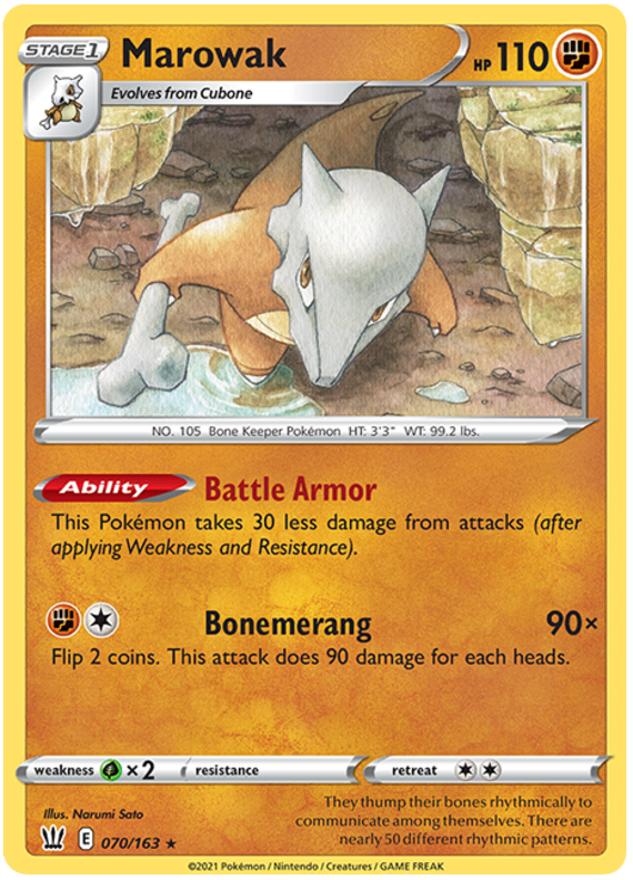 Marowak - 070/163 - Rare