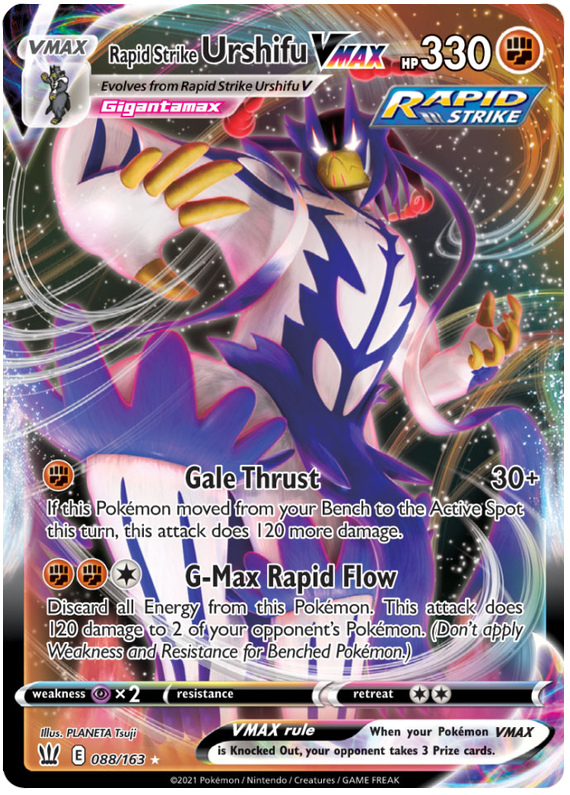 Rapid Strike Urshifu VMAX - 088/163 - Ultra Rare Rapid Strike Urshifu VMAX - 088/163 - Ultra Rare
