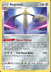 Aegislash - 107/163 - Holo Rare