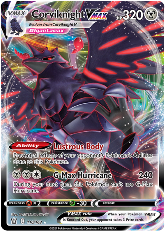 Corviknight VMAX - 110/163 - Ultra Rare