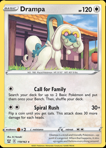 Drampa - 119/163 - Rare