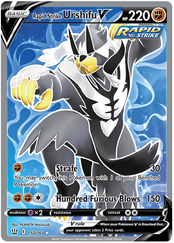 Rapid Strike Urshifu V - 152/163 - Full Art Ultra Rare