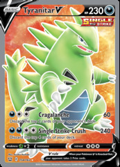 Tyranitar V - 154/163 - Full Art Ultra Rare