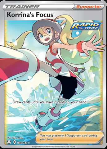 Korrina's Focus - 160/163 - Full Art Trainer