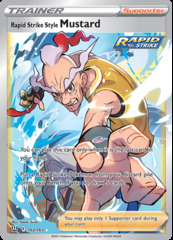 Rapid Strike Style Mustard - 162/163 - Full Art Ultra Rare