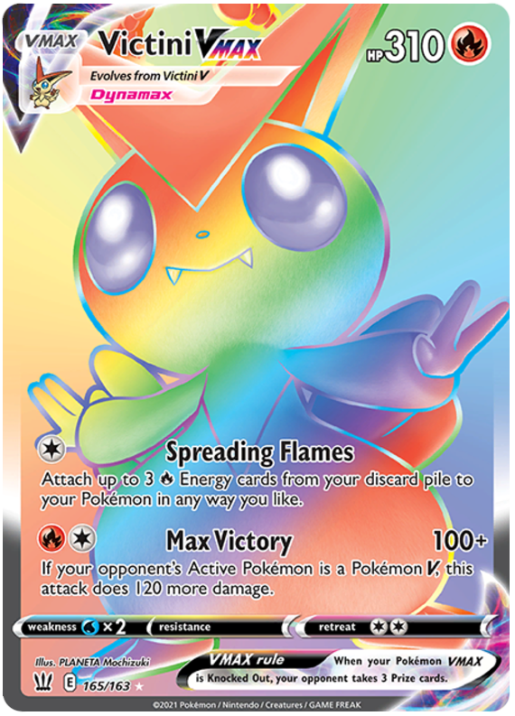 Victini VMAX - 165/163 - Secret Rare