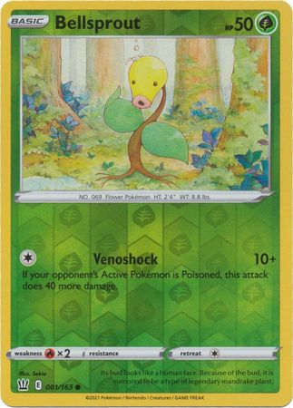 Bellsprout - 001/163 - Common - Reverse Holo