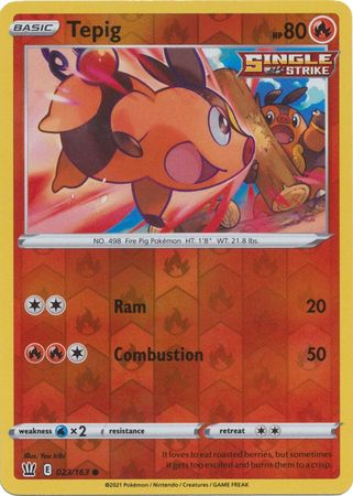 Tepig - 023/163 - Common - Reverse Holo