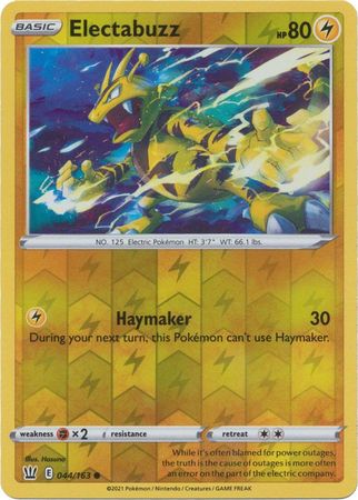 Electabuzz - 044/163 - Common - Reverse Holo