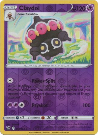 Claydol - 058/163 - Rare - Reverse Holo