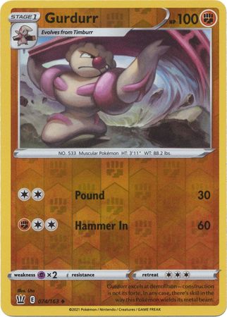 Gurdurr - 074/163 - Uncommon - Reverse Holo
