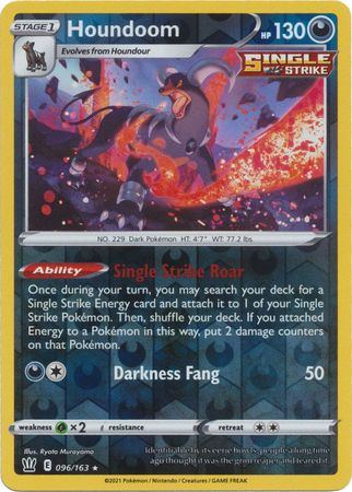 Houndoom - 096/163 - Holo Rare - Reverse Holo