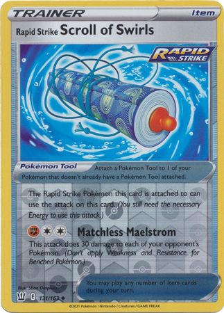 Rapid Strike Scroll of Swirls - 131/163 - Uncommon - Reverse Holo