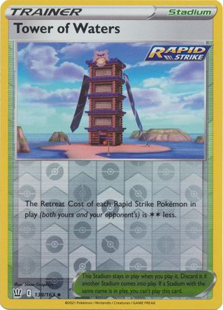 Tower of Waters - 138/163 - Uncommon - Reverse Holo