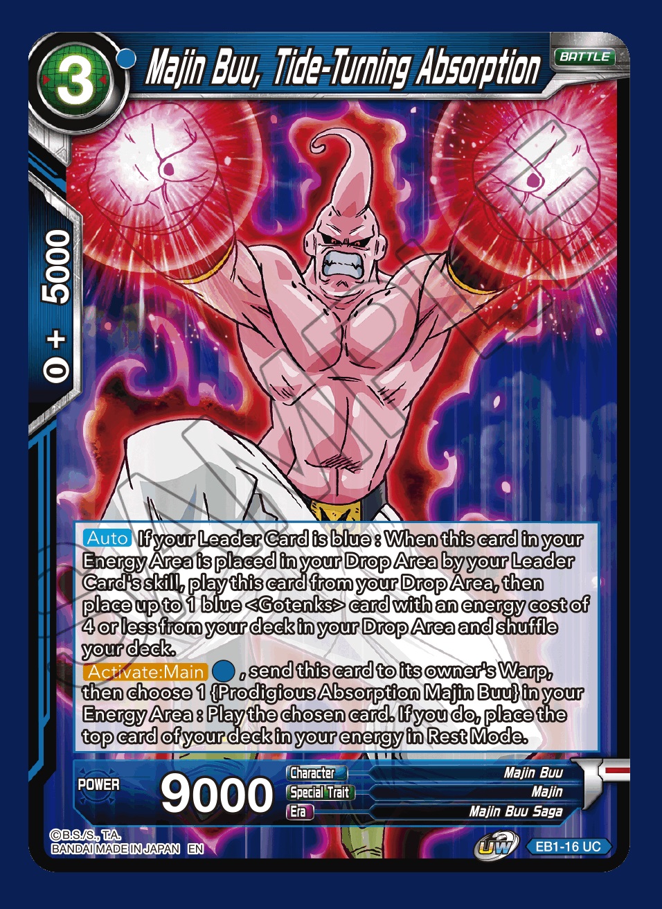 Majin Buu, Tide-Turning Absorption - EB1-16 - UC