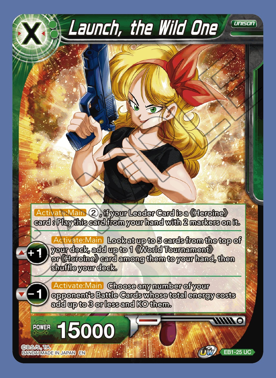 Launch, the Wild One - EB1-25 - UC