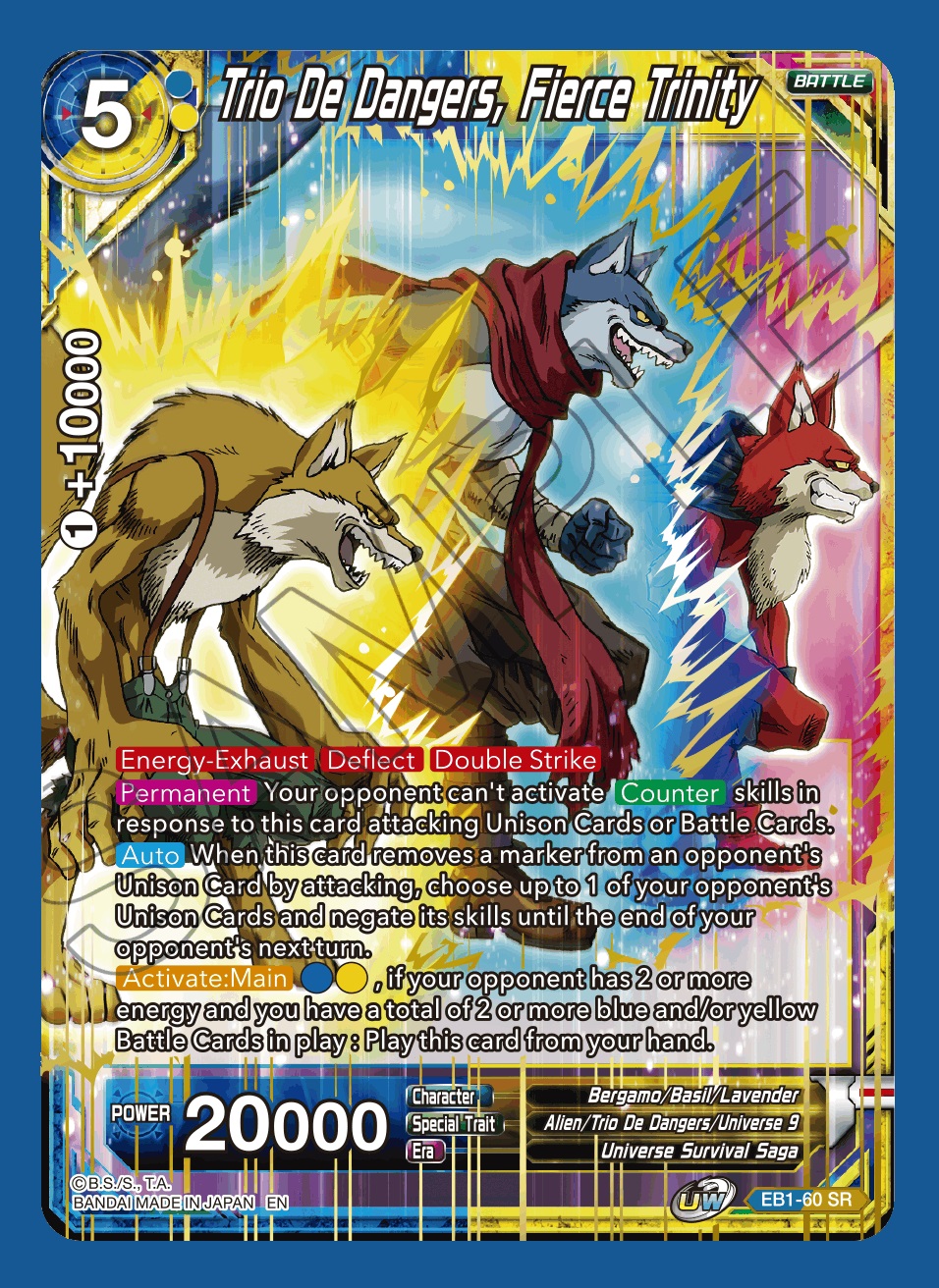 Trio De Dangers, Fierce Trinity - EB1-60 - SR