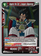 Vegeta the 3rd, Lineage's Beginning - EB1-09 - R - Foil