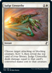 Judge Unworthy - Foil