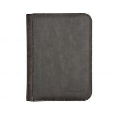 Ultra Pro - Zippered 4-Pocket Premium PRO-Binder - Suede Collection: Jet