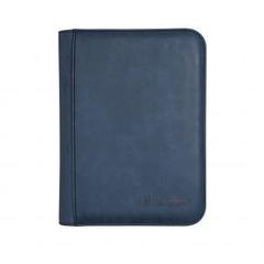 Ultra Pro - Zippered 4-Pocket Premium PRO-Binder - Suede Collection: Sapphire