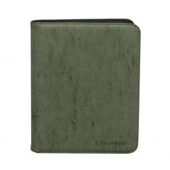 Ultra Pro - Zippered 9-Pocket Premium PRO-Binder - Suede Collection: Emerald