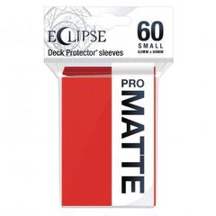 Ultra Pro: Eclipse PRO-Matte Small Deck Protector Sleeves 60ct - Apple Red