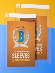 Beckett Shield Card Sleeves - Semi-rigid Storage - Large/ Thick (50ct)