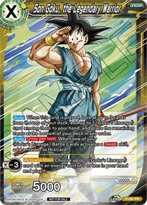 Son Goku, the Legendary Warrior - P-291 - PR