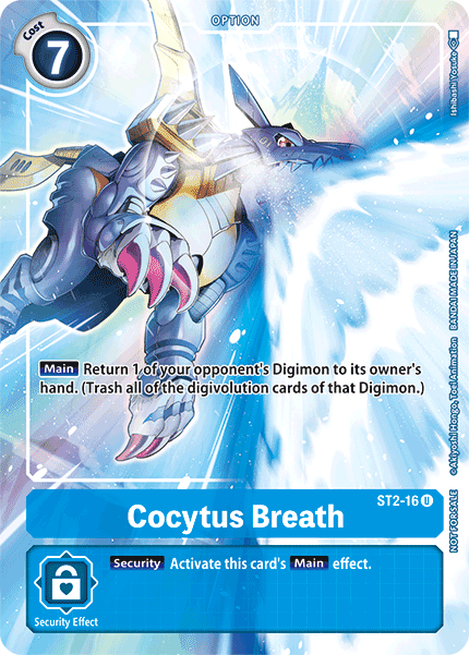 Cocytus Breath - ST2-16 (Tamers Evolution Box) - Foil