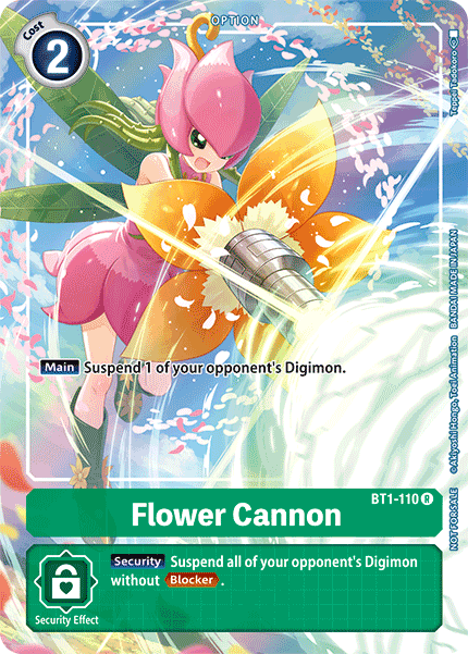 Flower Cannon - BT1-110 (Tamers Evolution Box) - Foil