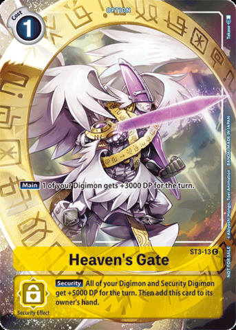 Heavens Gate - ST3-13 (Tamers Evolution Box) - Foil