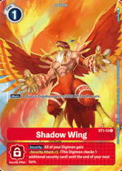 Shadow Wing - ST1-13 - (Tamer's Evolution Box) - Foil