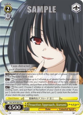 Proactive Approach, Kurumi - DAL/W79-E014 - U
