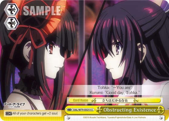 Obstructing Existence - DAL/W79-E025 - CC