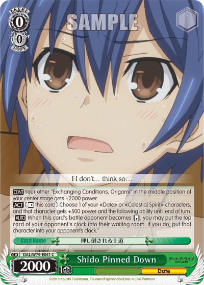 Shido Pinned Down - DAL/W79-E041 - C