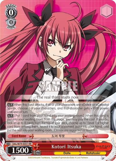 Kotori Itsuka - DAL/W79-E051 - RR