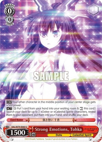 Strong Emotions, Tohka - DAL/W79-E060 - U