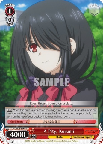 A Pity, Kurumi - DAL/W79-E066 - C