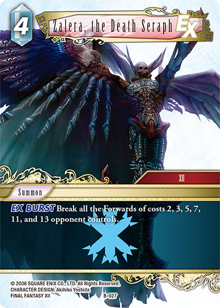 Zalera, the Death Seraph EX - B-027