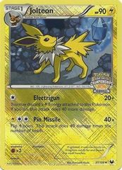 Jolteon - 37/108 - Promotional - Crosshatch Holo Autumn Regional Championships 2013 Staff Promo