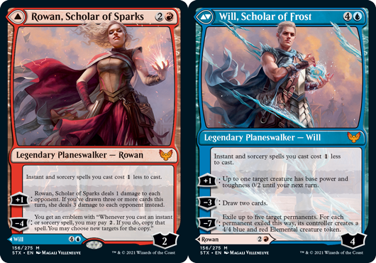 Rowan, Scholar of Sparks // Will, Scholar of Frost