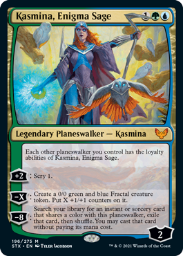 Kasmina, Enigma Sage - Foil