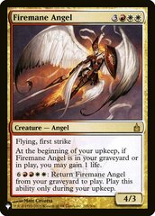 Firemane Angel - The List