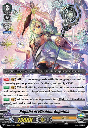 Regalia of Wisdom, Angelica - V-SS08/015EN - RRR Regalia of Wisdom, Angelica - V-SS08/015EN - RRR